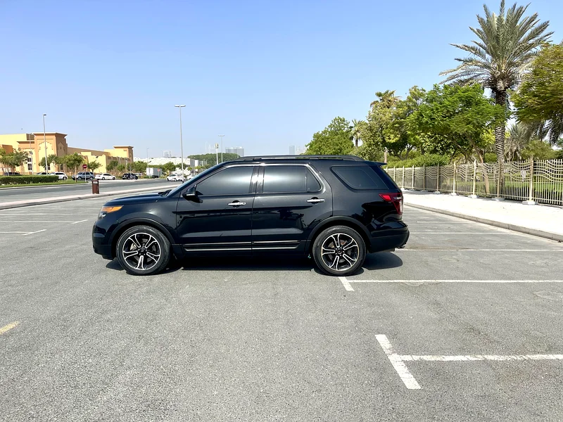 Metallic Black Ford Explorer Sport Eco Boost 2014, GCC Full Option, Original Paint, Well Maintained63399890695042113