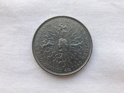 ELIZABETH QUEEN MOTHER 80TH BIRTHDAY COMMEMORATIVE COIN 1980