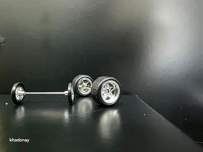 1/64 scale tires for custom cars