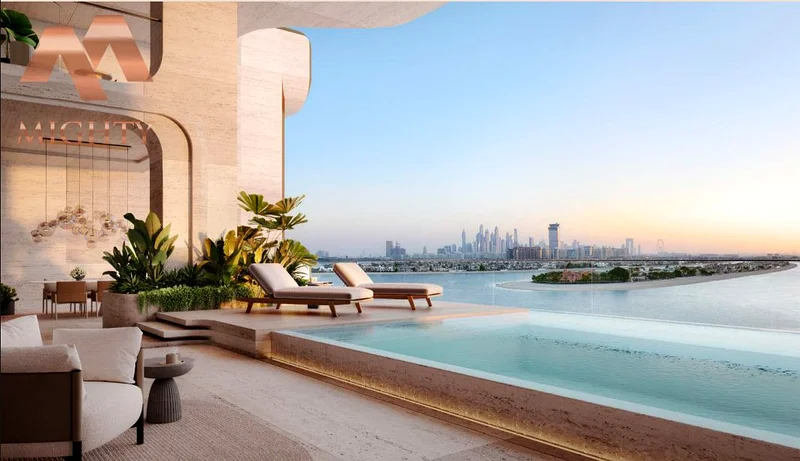 مسكن فاخر من غرفتي نوم في ألباء دوورشستر كوليكشن - تحفة من الأناقة على نخلة جميرا64017180037507112