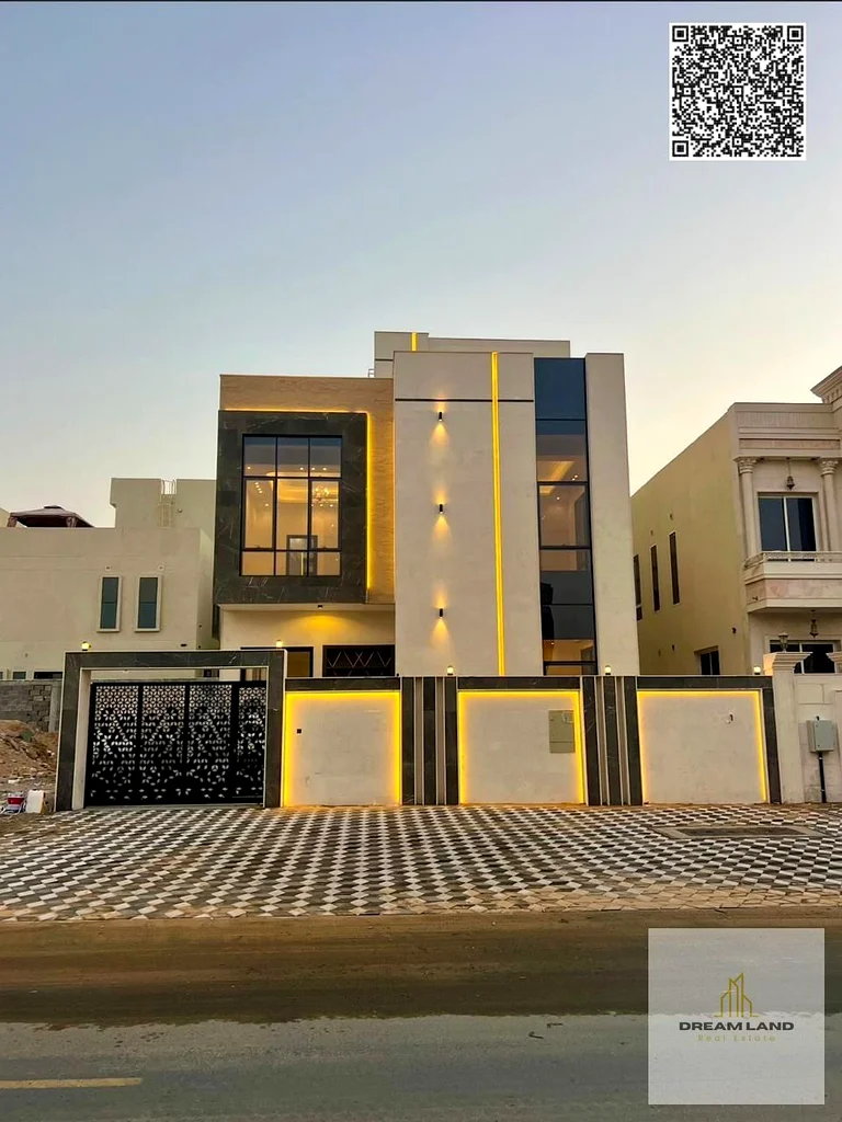 Seize the opportunity and own a 6-bedroom villa, one of the most beautiful villas in Ajman, with an elegant design and luxurious finishes.63893337563778110