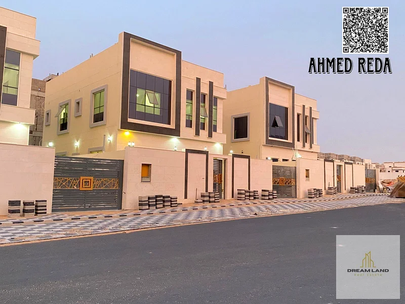 For sale, a distinctive villa in Al Helio, Ajman. Now's your chance to own a luxurious villa with a modern design and high-end finishes.63893337599619113