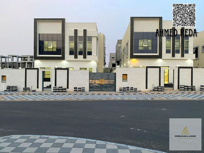For sale, a distinctive villa in Al Helio, Ajman. Now's your chance to own a luxurious villa with a modern design and high-end finishes.63893337599619114
