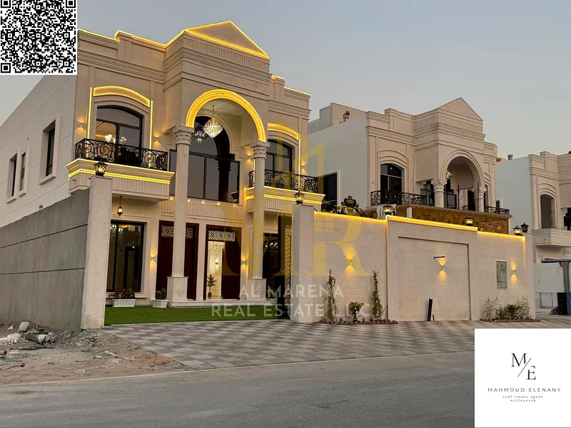 An amazing and brand new classic villa for sale in the Al Helio 2 area of Ajman with free for all nationalities.63893447681283111