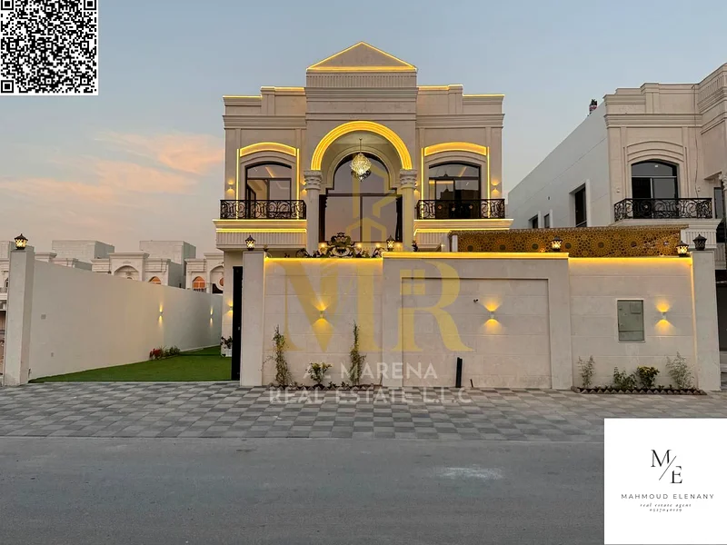 An amazing and brand new classic villa for sale in the Al Helio 2 area of Ajman with free for all nationalities.63893447681283110