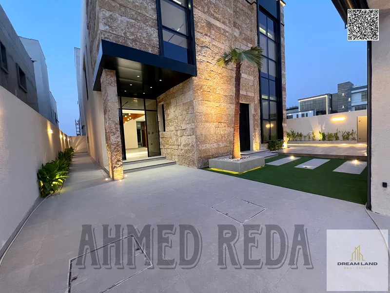 Villa - Two floors & large courtyard including fees - Close to Sheikh Mohammed bin Zayed Road - Freehold for all nationalities for life - With the pos63872045452803112