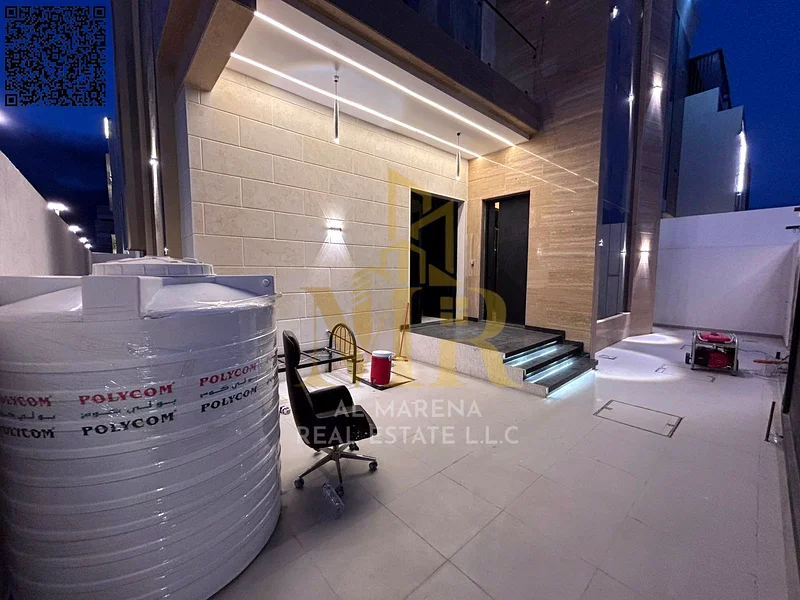 A villa with a price including registration and ownership fees, electricity, water and air conditioners on the main street, ready for occupancy in the63881040355587114