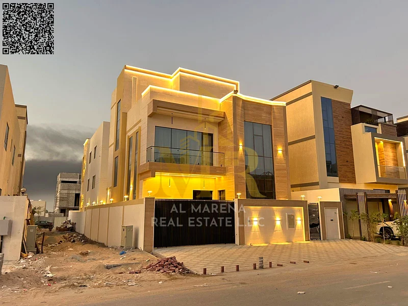 A villa with a price including registration and ownership fees, electricity, water and air conditioners on the main street, ready for occupancy in the63881040355587113