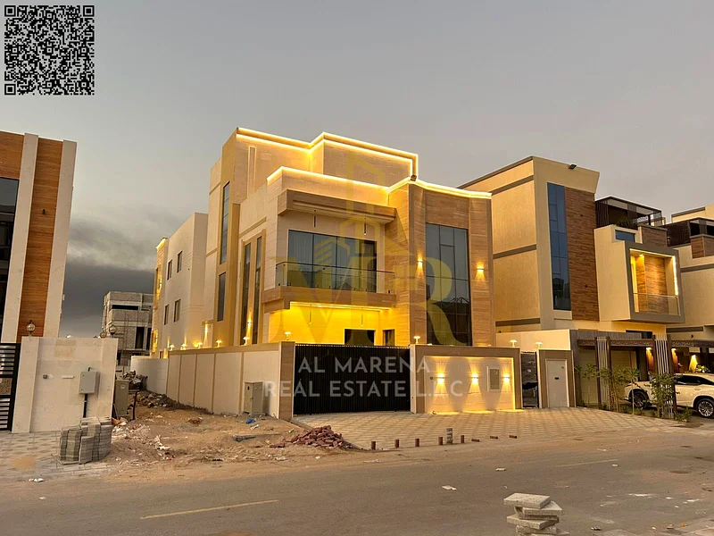 A villa with a price including registration and ownership fees, electricity, water and air conditioners on the main street, ready for occupancy in the63881040355587112
