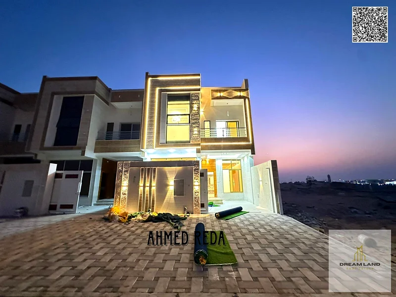 Al Helio 2 Townhouse, Ajman, including registration and ownership fees | 4 bedrooms | Roof63891692157314111