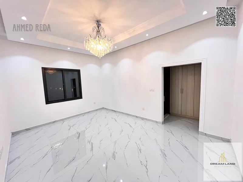 At a bargain price and without a down payment, a villa near the mosque, one of the most luxurious villas in Ajman, with super deluxe finishes and pers63891799583489113