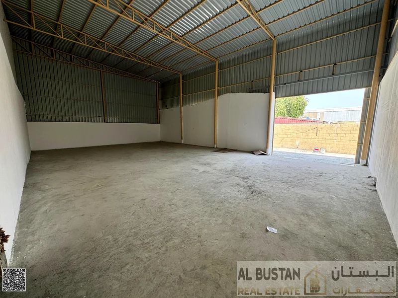 مستودع جديد للإيجار | 3000 قدم مربع | طابق ميزانين | 20 كيلو فولت أمبير | عجمان الصناعية 2 | 150,000 درهم63402799125379112