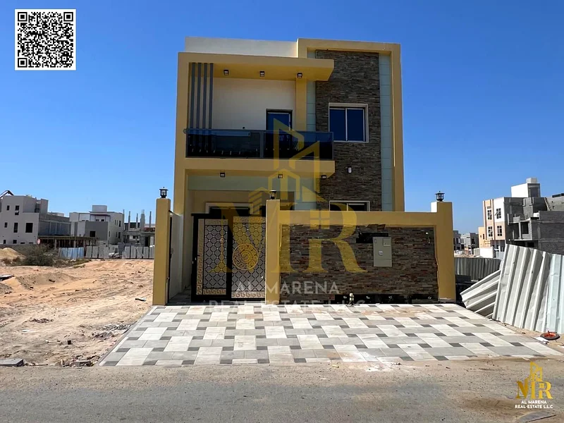 للبيع - فيلا مميزة في الباهية - عجمان | المساحة: 1800 قدم مربع | طابقين | 5 غرف نوم رئيسية | مجلس وصالون | السعر: 1,200,000 درهم63882221152129111