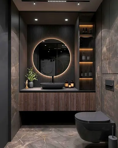 Stylish Modern Bathroom Design with Elegant Features