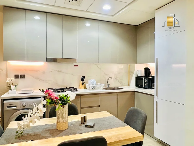 Burj Khalifa Skyline View | Premium Furnished 1BHK | Free Air Conditioning | Central Location | Just for AED 85,00063803638878209113