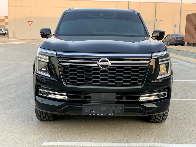 For sale  
Type: Nissan Patrol Turbo  
Gulf version: Almasood Gulf  
Model: 2025  
Warranty: Almasood 5-year warranty63405293217025111