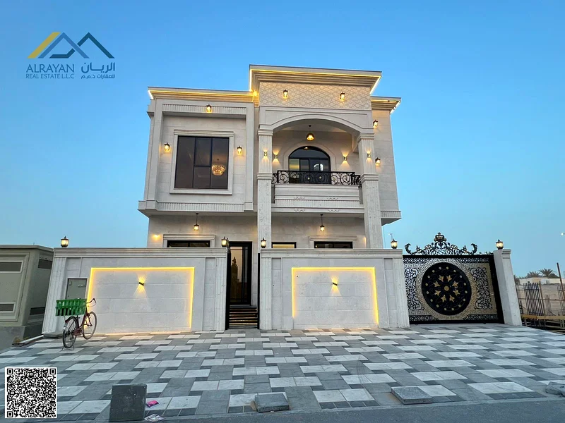 للبيع: فيلا كلاسيكية بتصميم أنيق في الهيليو 2 - عجمان، متضمنة رسوم التسجيل.63893337554049111