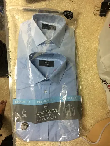 2 Marks  Spenser Dress Shirts - Mens Regular Fit