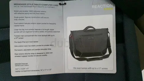 Kenneth cole Spacious and Stylish laptop bag for Professionals