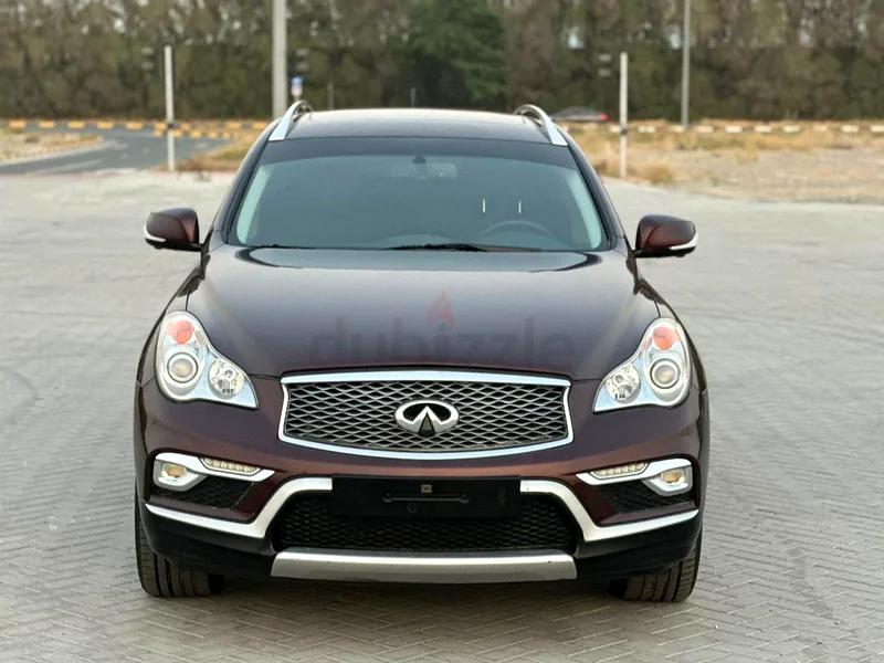 إنفيني QX50 2017 – الأعلى فئة | أحمر كرز | مواصفات دول مجلس التعاون الخليجي | حالة ممتازة63398577021825113