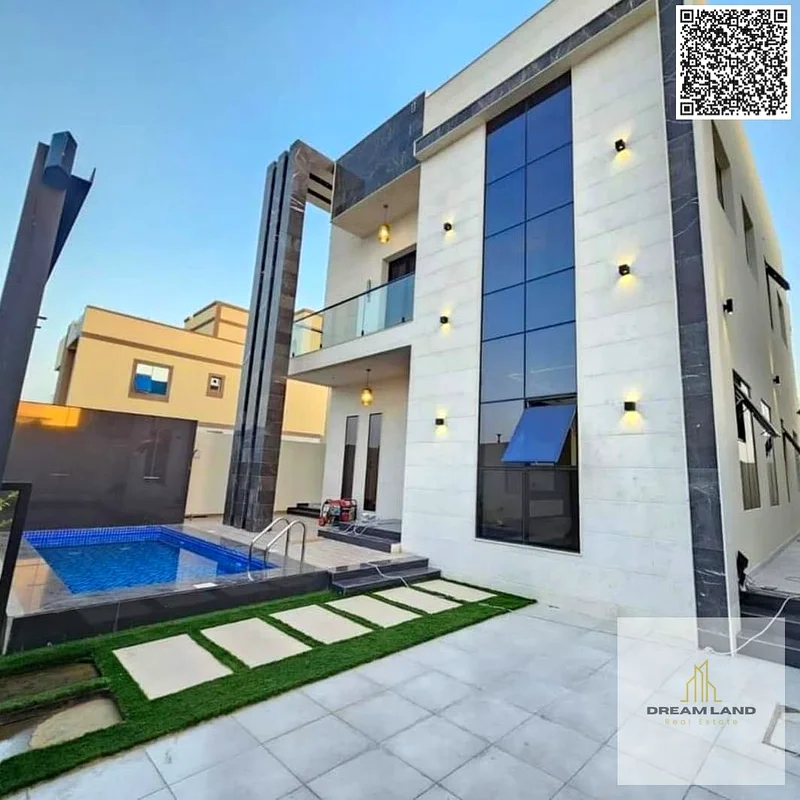 For sale, a luxurious villa in a very distinguished location, very close to Sheikh Mohammed bin Zayed Road, including registration and ownership fees.63892120902787110