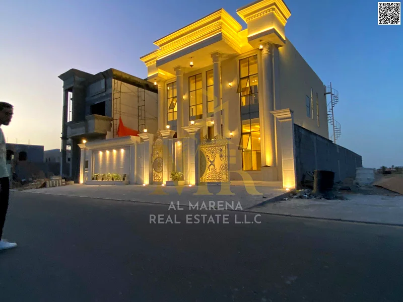 Luxury villa in Al Alia, Ajman | 5 master bedrooms, 4,350 sq ft | AED 2,900,000 inclusive of electricity, water, and air conditioning63872045445122111