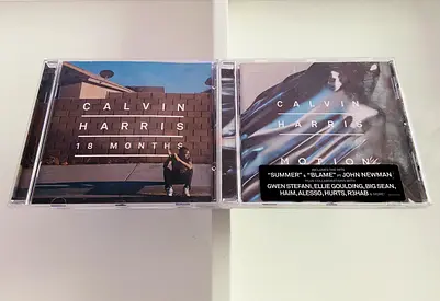 2 Calvin Harris Music CD’s