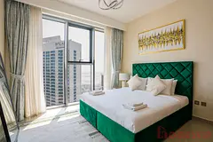 Spacious 1BHK in 17 Icon Bay | Fully Furnished | Higher Floor | Stunning Canal &amp; Harbour Views |