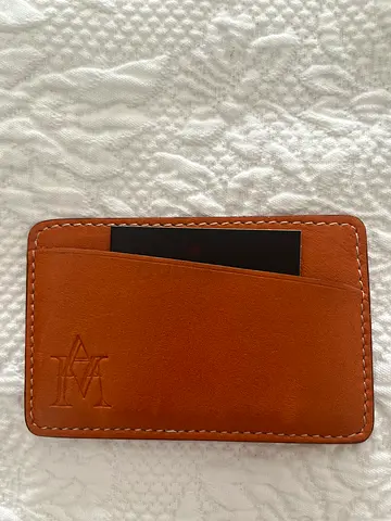 Leather card holder