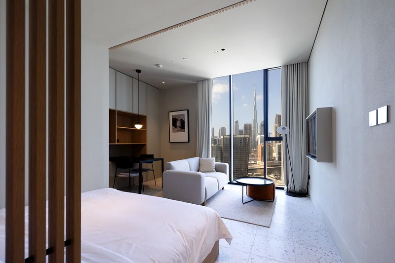 استوديو Upside Living بإطلالة على برج - جاهز للمسافرين من أجل الأعمال63836180698369110
