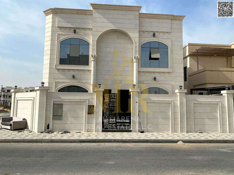 مباشرة من المالك، فيلا زاوية على شارعين رئيسيين، بتشطيب شخصي، قريبة من جميع الخدمات، في أكثر مناطق عجمان رقيًا، مع63872045394818110