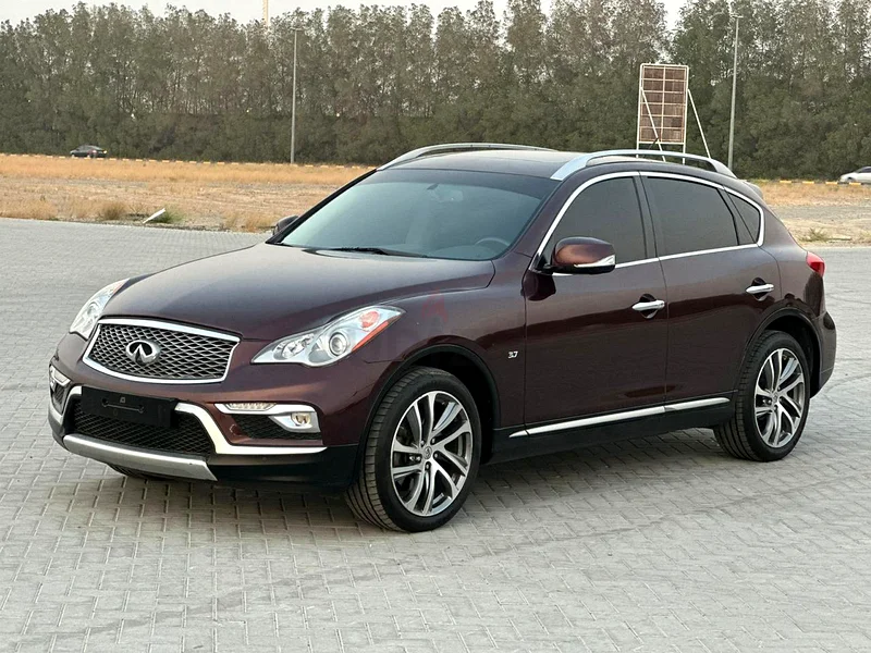إنفيني QX50 2017 – الأعلى فئة | أحمر كرز | مواصفات دول مجلس التعاون الخليجي | حالة ممتازة63398577021825111