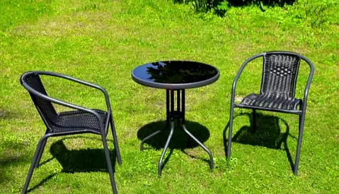 Balcony chair table brand new
