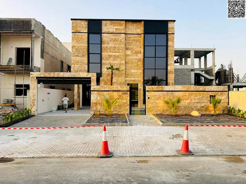 فيلا - طابقان وفناء كبير متضمنة رسوم التسجيل ورسوم الملكية - قريبة من طريق الشيخ محمد بن زايد - ملكية حرة لجميع الجنسيات63872045419907111