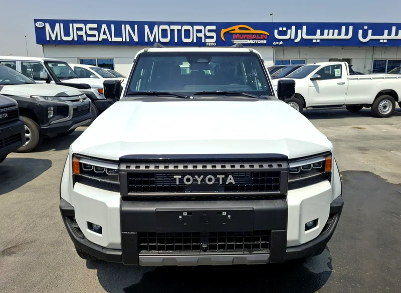 Toyota Prado Adventure plus 2.4L 2025 White Petrol (Export Only)63401299756801112
