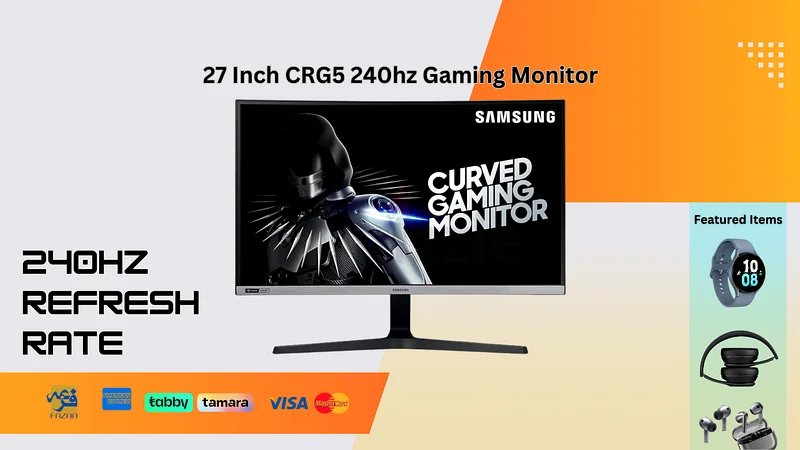 Monitor Crg5 Series 27 Samsung 27 Inch CRG5 240Hz Curved Gaming