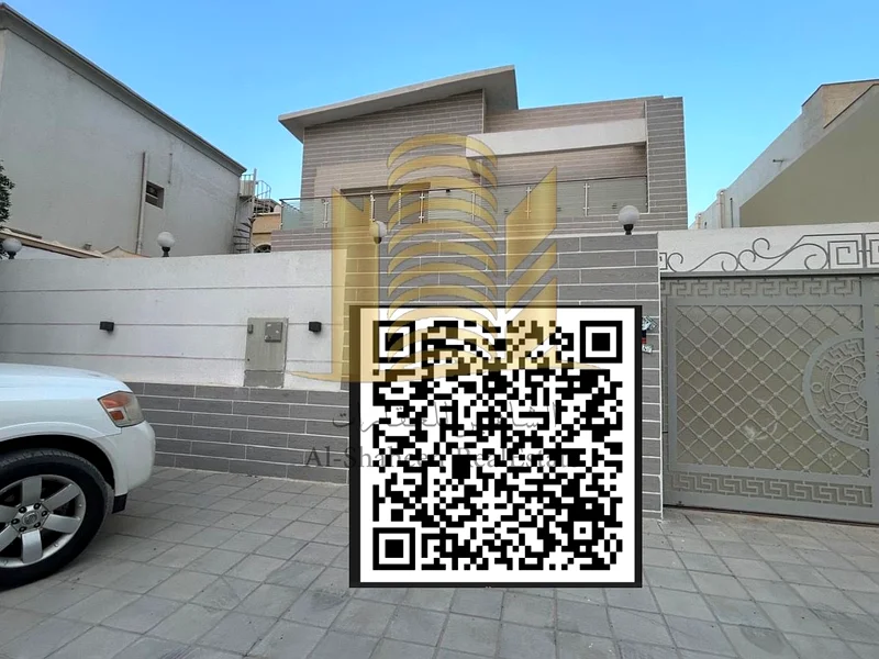 Villa for sale in Ajman Al Rawda 2  An area of 5,000 feet  The first resident of super lux finishing  With electricity, water and air conditioners  New, not haunted  The villa consists of  5 master be63878080827522110
