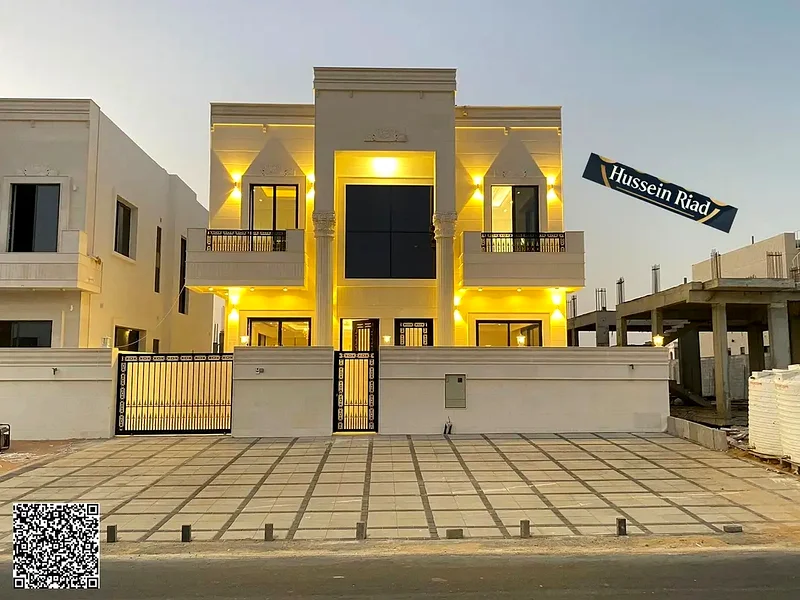 فيلا فاخرة بتصميم كلاسيكي في موقع متميز أمام مجمع أزها، وبسعر يشمل رسوم التسجيل ونظام الملكية.63894218749699110