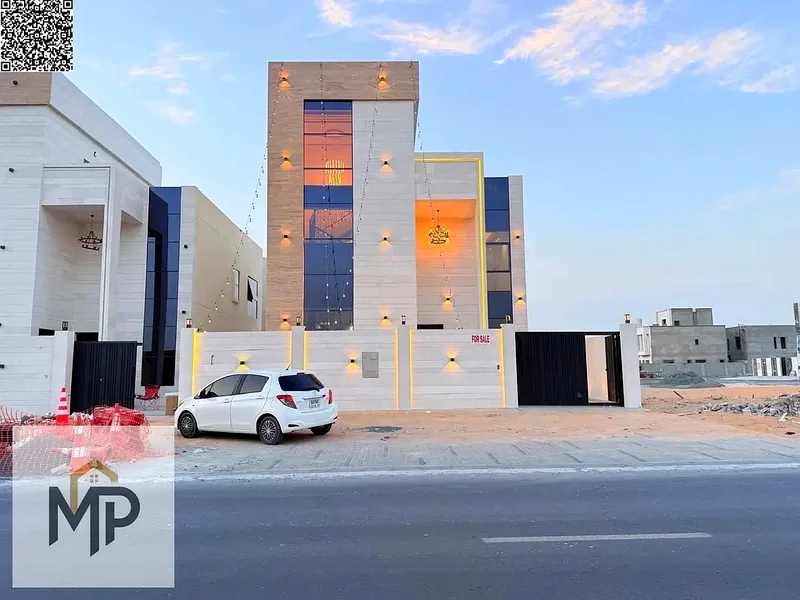 فيلا فاخرة بتصميم حديث في الهيلو، عجمان، 3 طوابق على شارع رئيسي مع مناطق واسعة بسعر ممتاز، متضمنة التسجيل63894219502850110