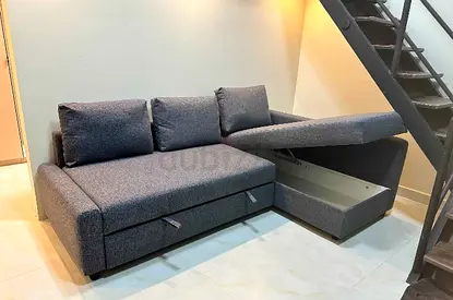 Ikea L Shape Sofa cum bed with big storage in L , and You can fix the L left and right any side