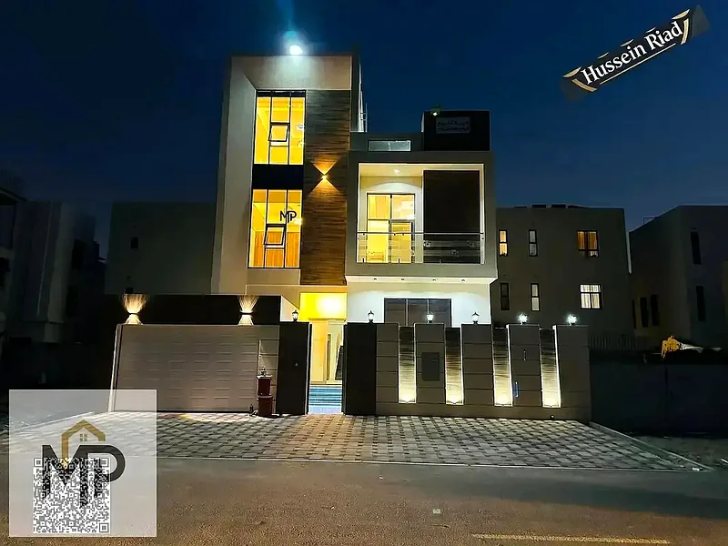 Luxury villa for sale - Al Bahia / Ajman, prime location near the market and Chinese services63880932771458110