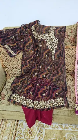 Pakistani Unstitched Party/wedding outfit