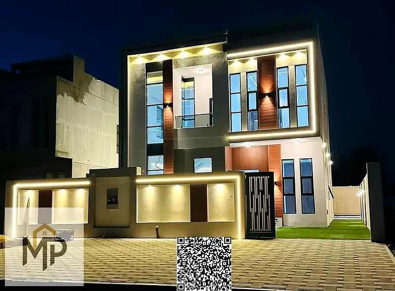 فيلا بسعر يشمل رسوم التسجيل ورسوم الملكية في الشارع الرئيسي، جاهزة للسكن في أكثر مناطق عجمان تميزاً، ملكية حرة63894219416193110