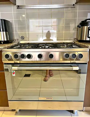 Technogas Superior Full Gas Cooker 90x60cm with oven