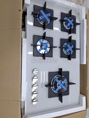 Brand New White 5Burner Gas Hob for Your Kitchen