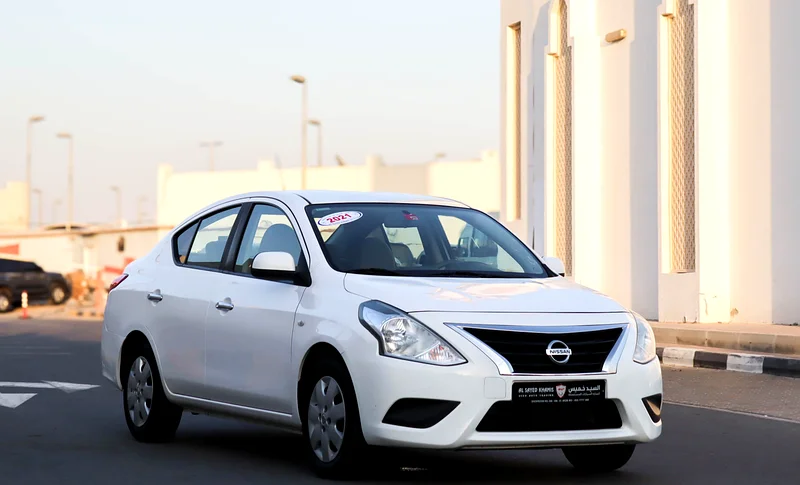 Nissan Sunny 1.5L 2021 GCC, accident-free, in excellent condition. 410 P.M.634211446256651121