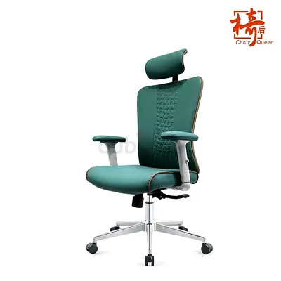 Heavy-duty executive leather crocodile chair