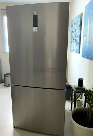 Terim Bottom Freezer Refrigerator Stainless Steel