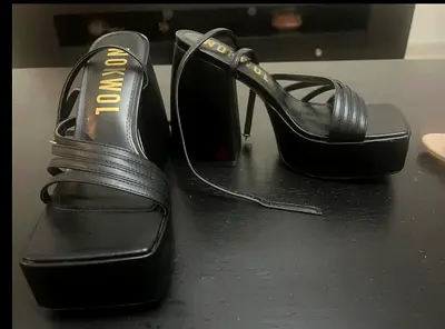 Nokwol Sandals Black Size 39