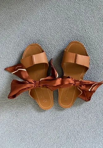Weekend MaxMara Leather Sandals  Size 39